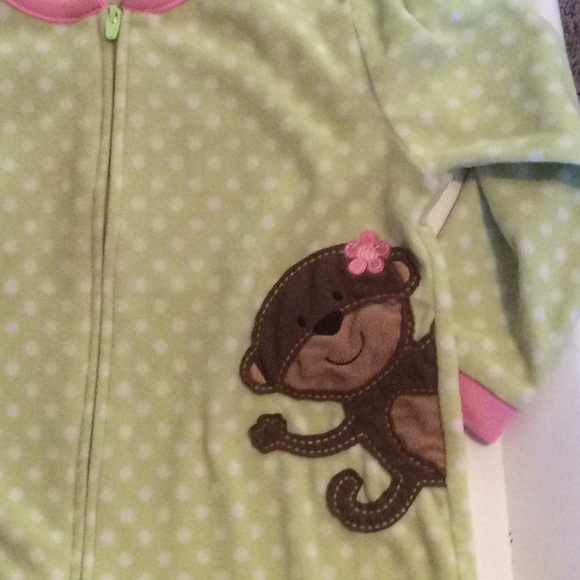 Carter's Monkey PJs - Picture 2 of 2